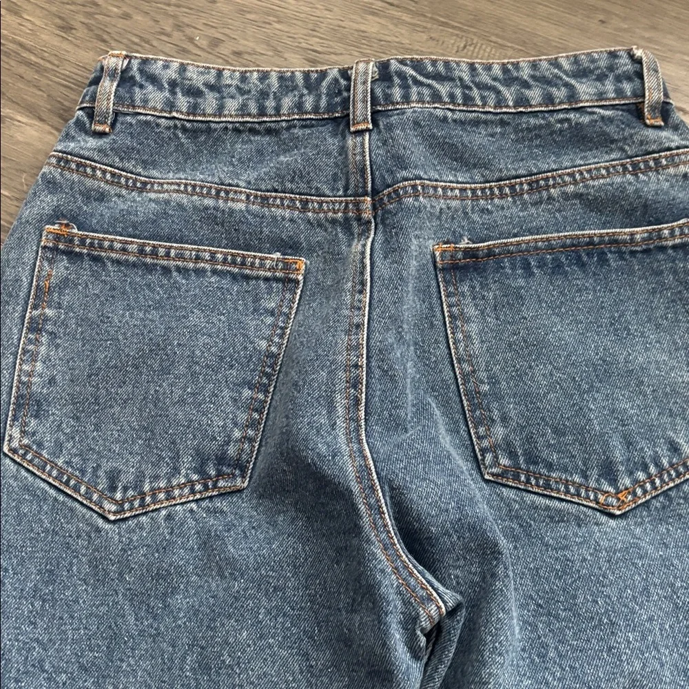 Wild Pony | NWT High-Rise Straight Leg Jeans - Light Blue Mom Jean Size 34 - Picture 13 of 13